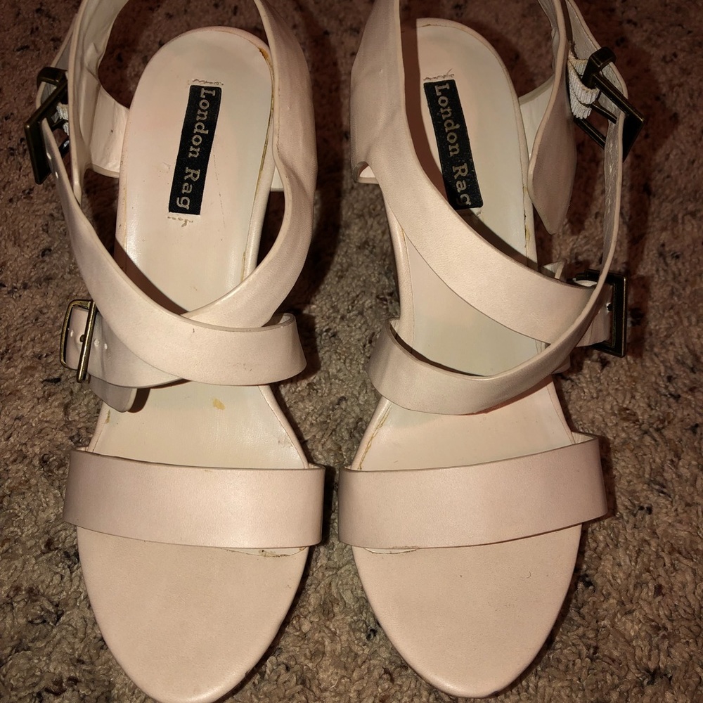 London Rag wedges